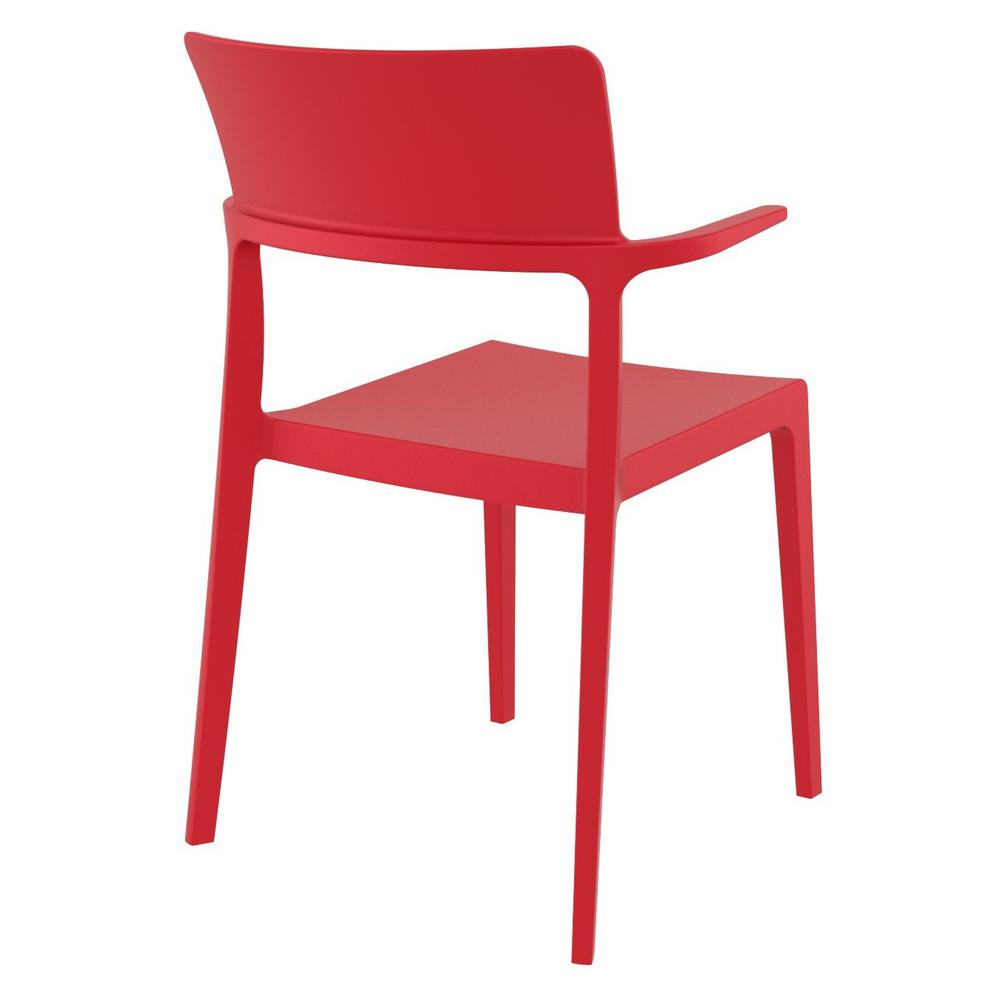 Plus Arm Chair Red, Set of 2