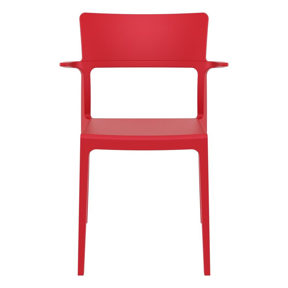 Plus Arm Chair Red, Set of 2
