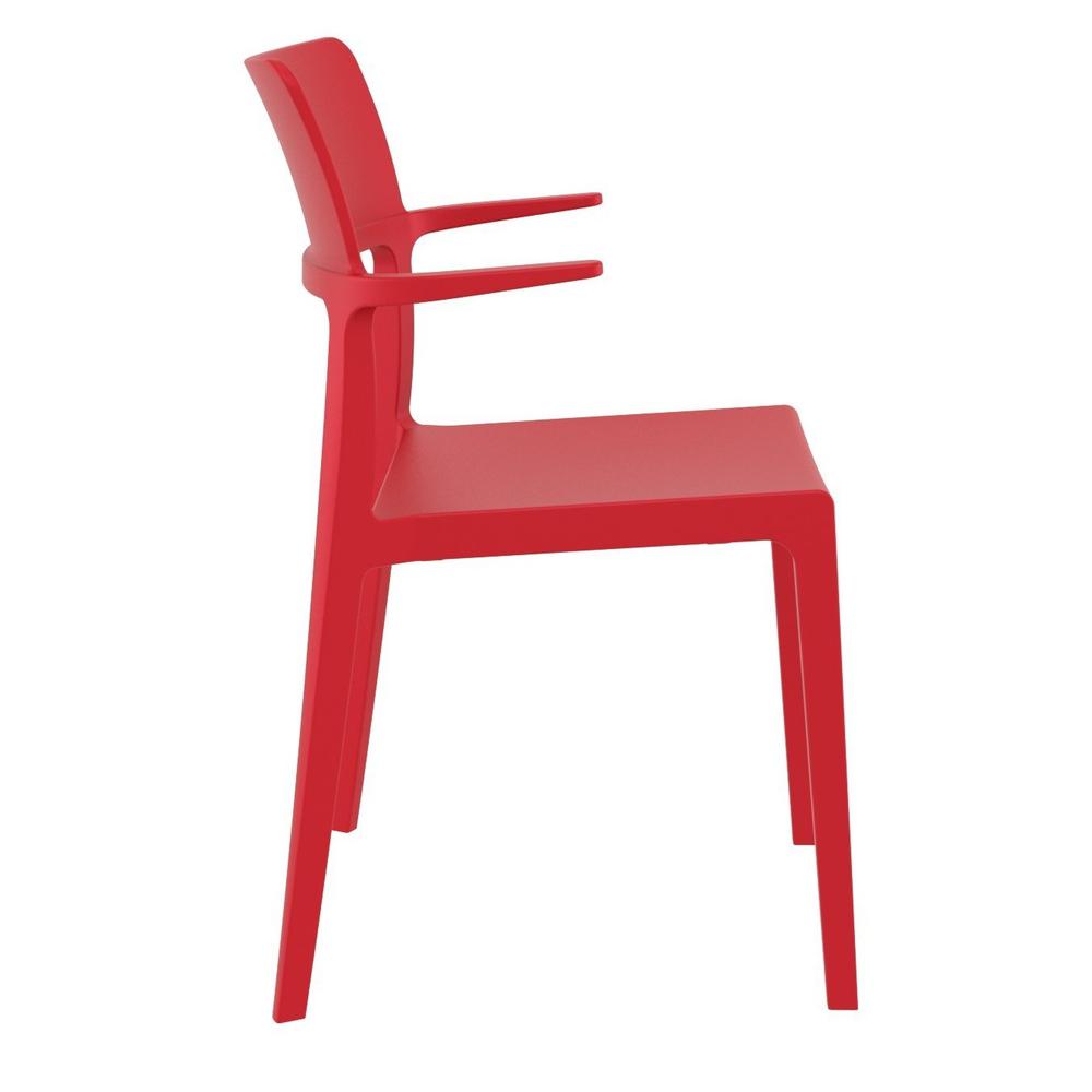 Plus Arm Chair Red, Set of 2
