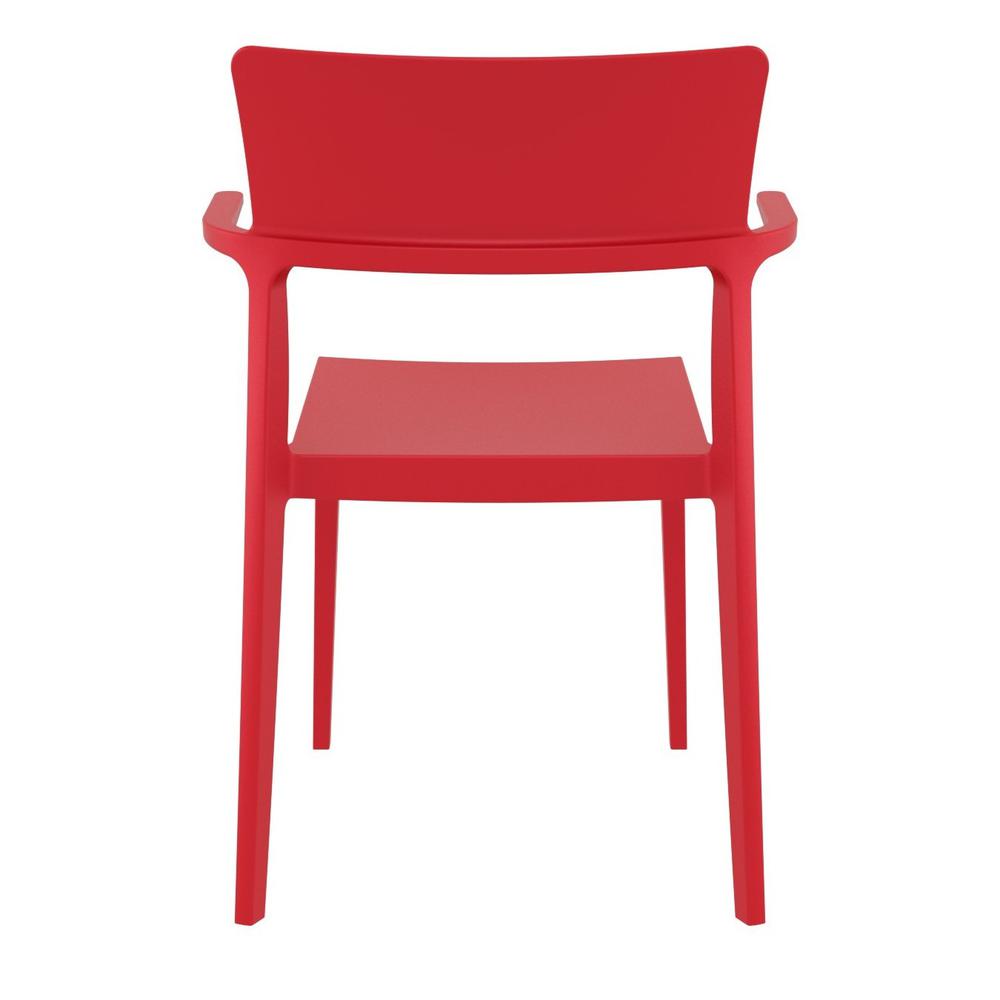 Plus Arm Chair Red, Set of 2