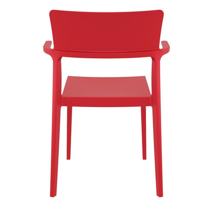 Plus Arm Chair Red, Set of 2