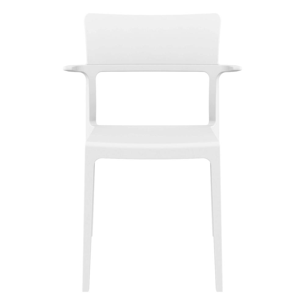 Plus Arm Chair White, Set of 2