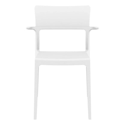 Plus Arm Chair White, Set of 2