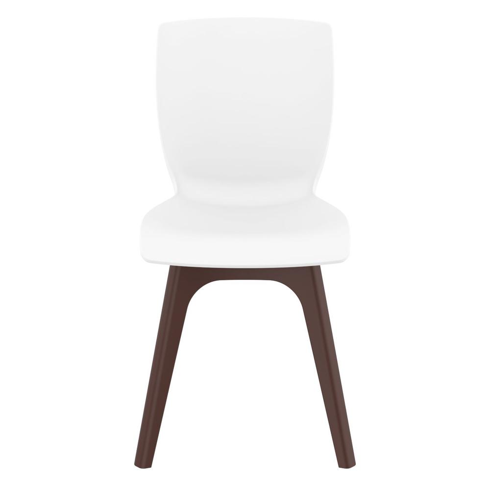 Mio PP Modern Chair Brown White, Set of 2