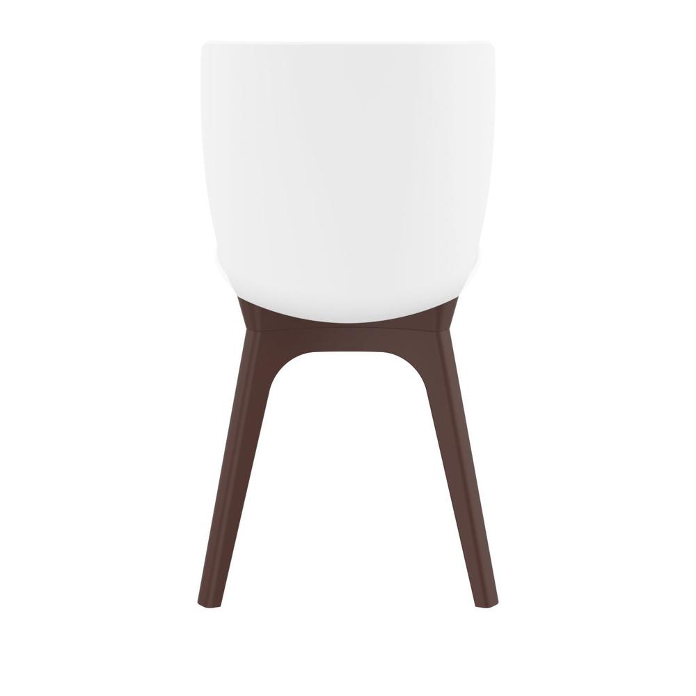 Mio PP Modern Chair Brown White, Set of 2