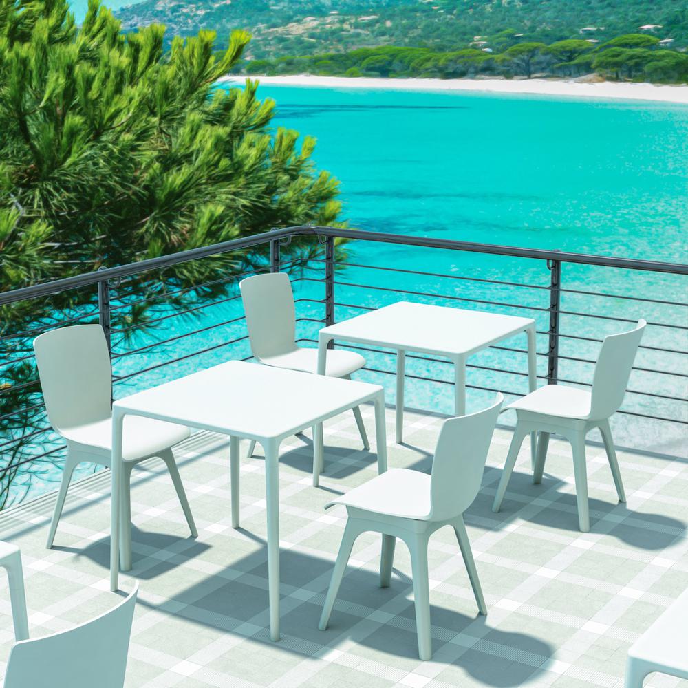 Mio PP Modern Chair White, Set of 2
