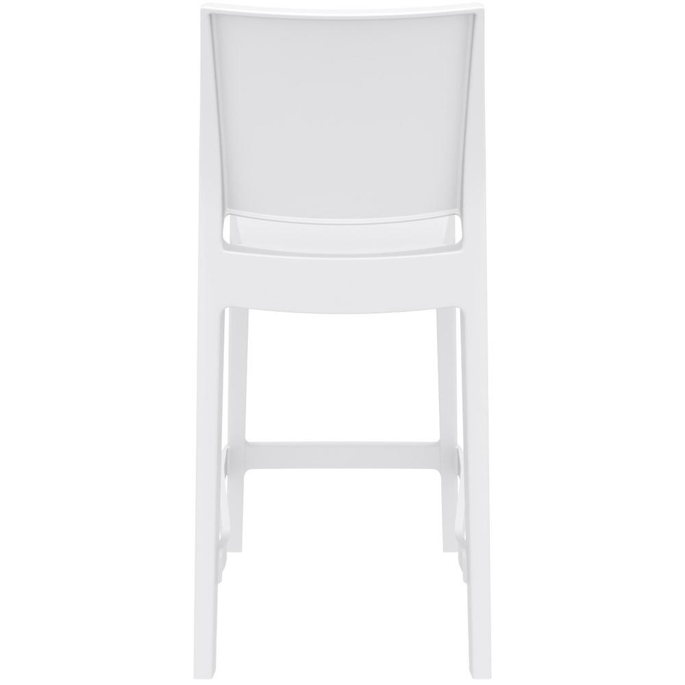 Maya Resin Bar Stool White, Set of 2