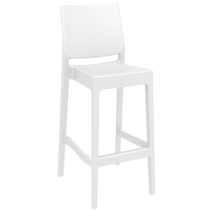 Maya Resin Counter Stool White, Set of 2