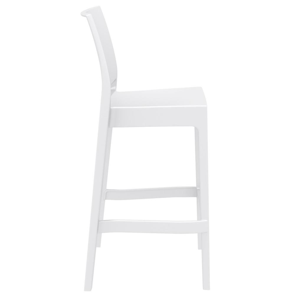 Maya Resin Counter Stool White, Set of 2