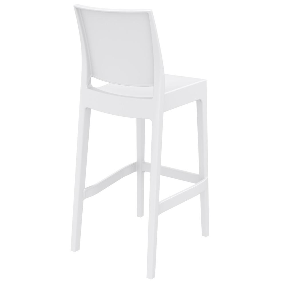 Maya Resin Counter Stool White, Set of 2