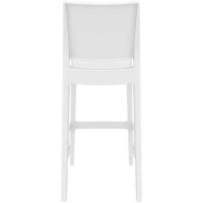 Maya Resin Counter Stool White, Set of 2