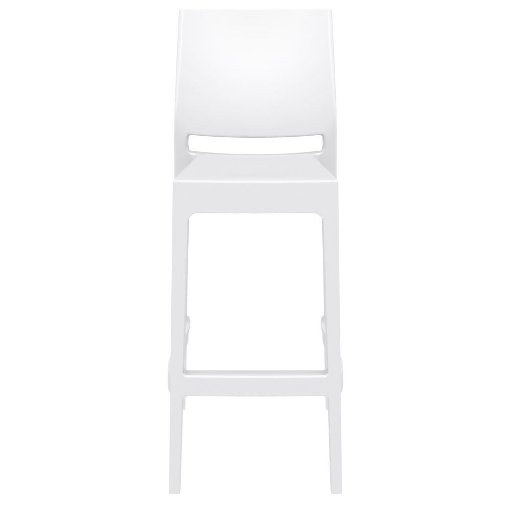 Maya Resin Counter Stool White, Set of 2