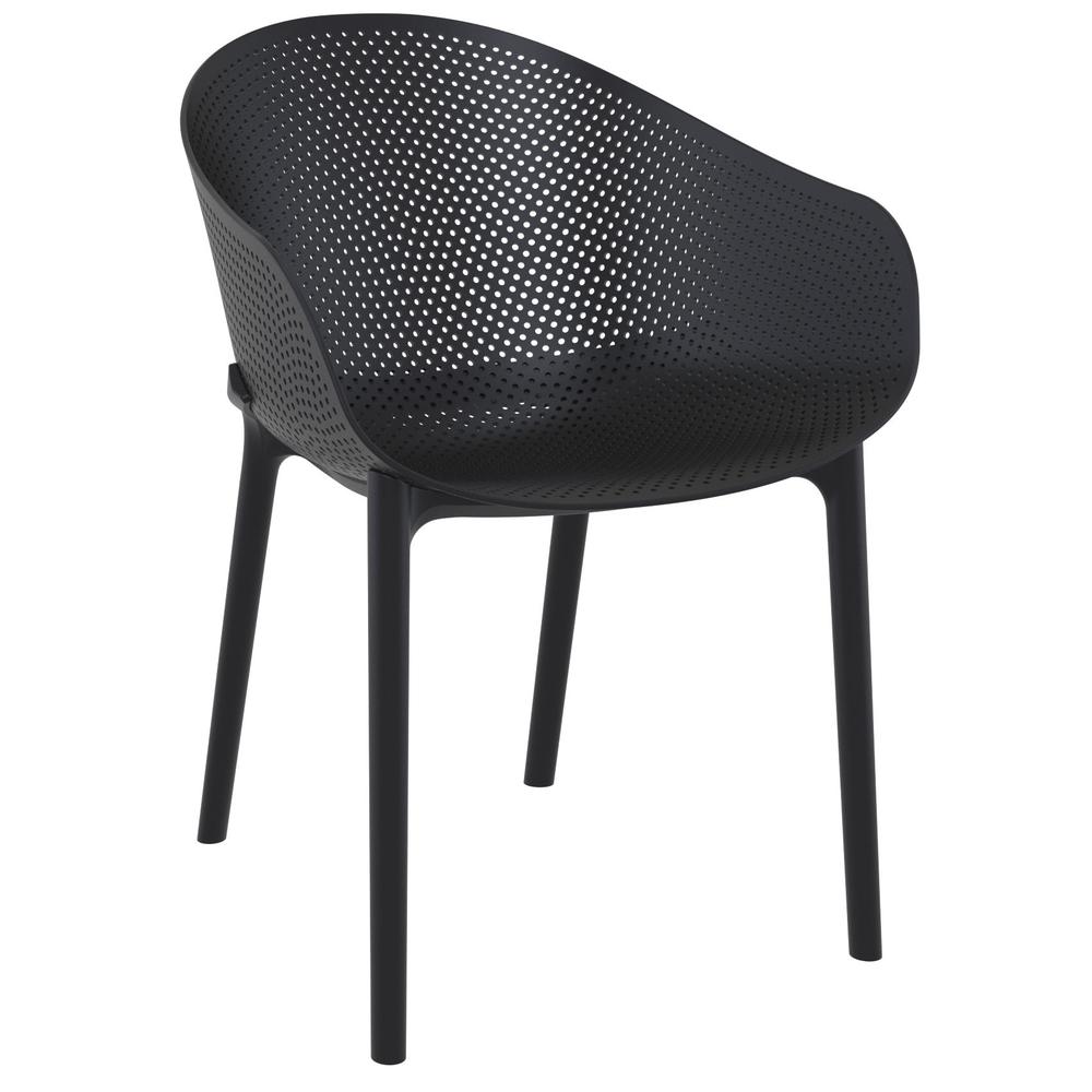 Sky Outdoor Bistro Set 3 Piece Black