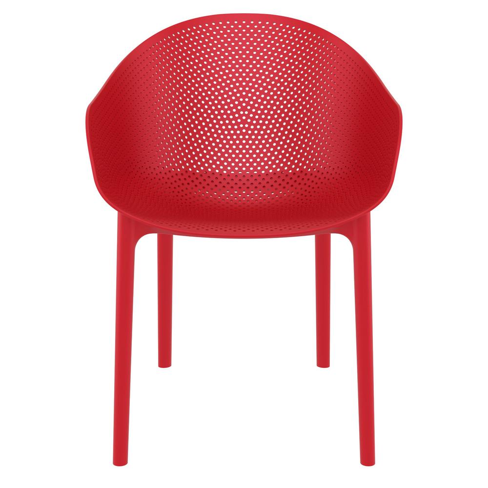 Sky Outdoor Dining Chair Red, set of 2