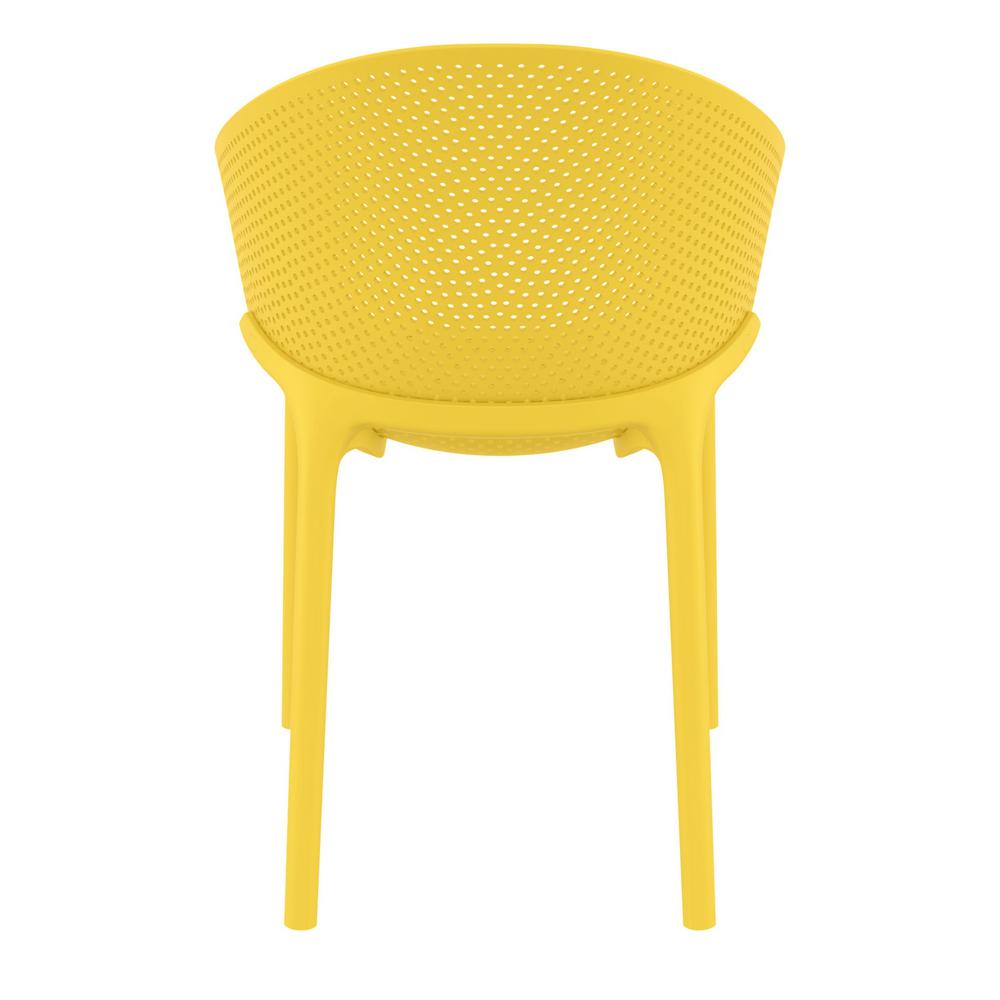 Outdoor Dining Chair, Set of 2, Yellow, Belen Kox