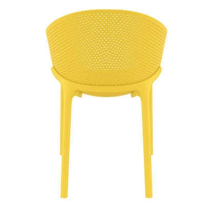 Outdoor Dining Chair, Set of 2, Yellow, Belen Kox