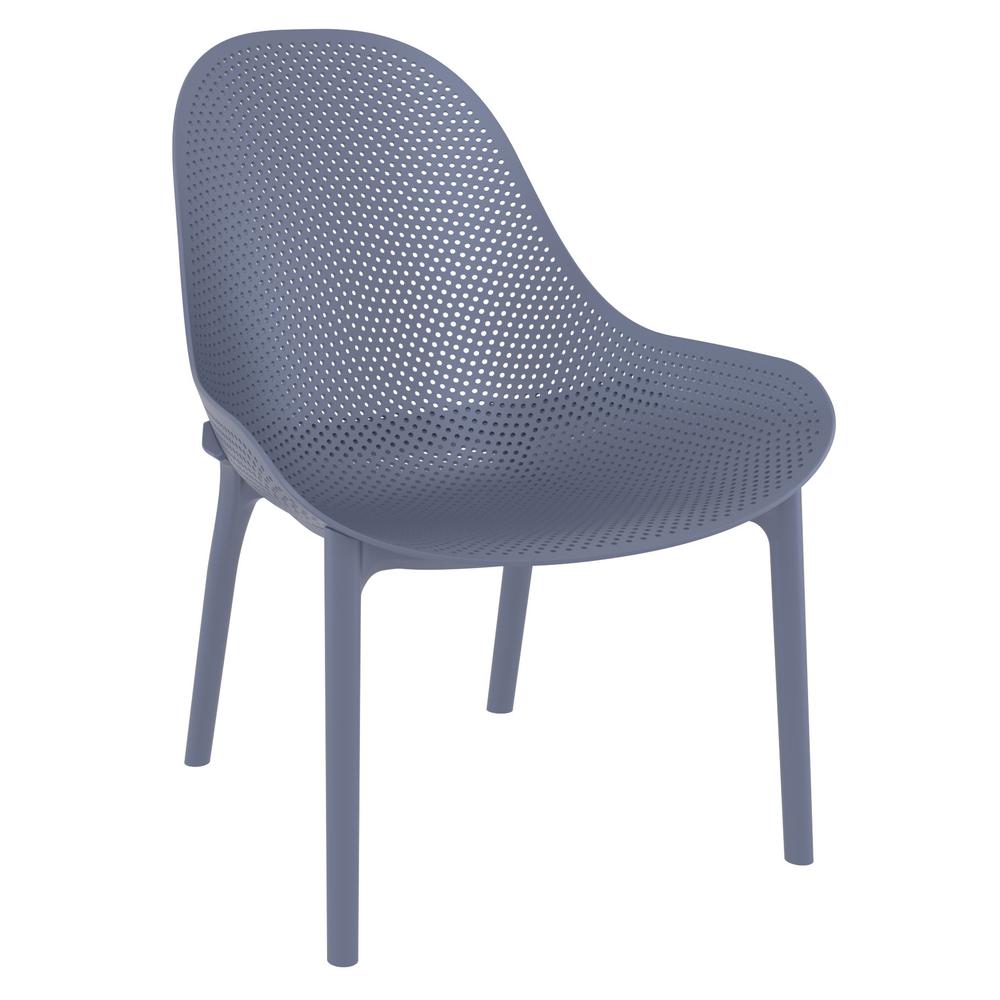 Sky Lounge Set 3 Piece Dark Gray