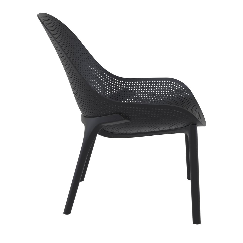 Sky Lounge Chair Black, set of 2