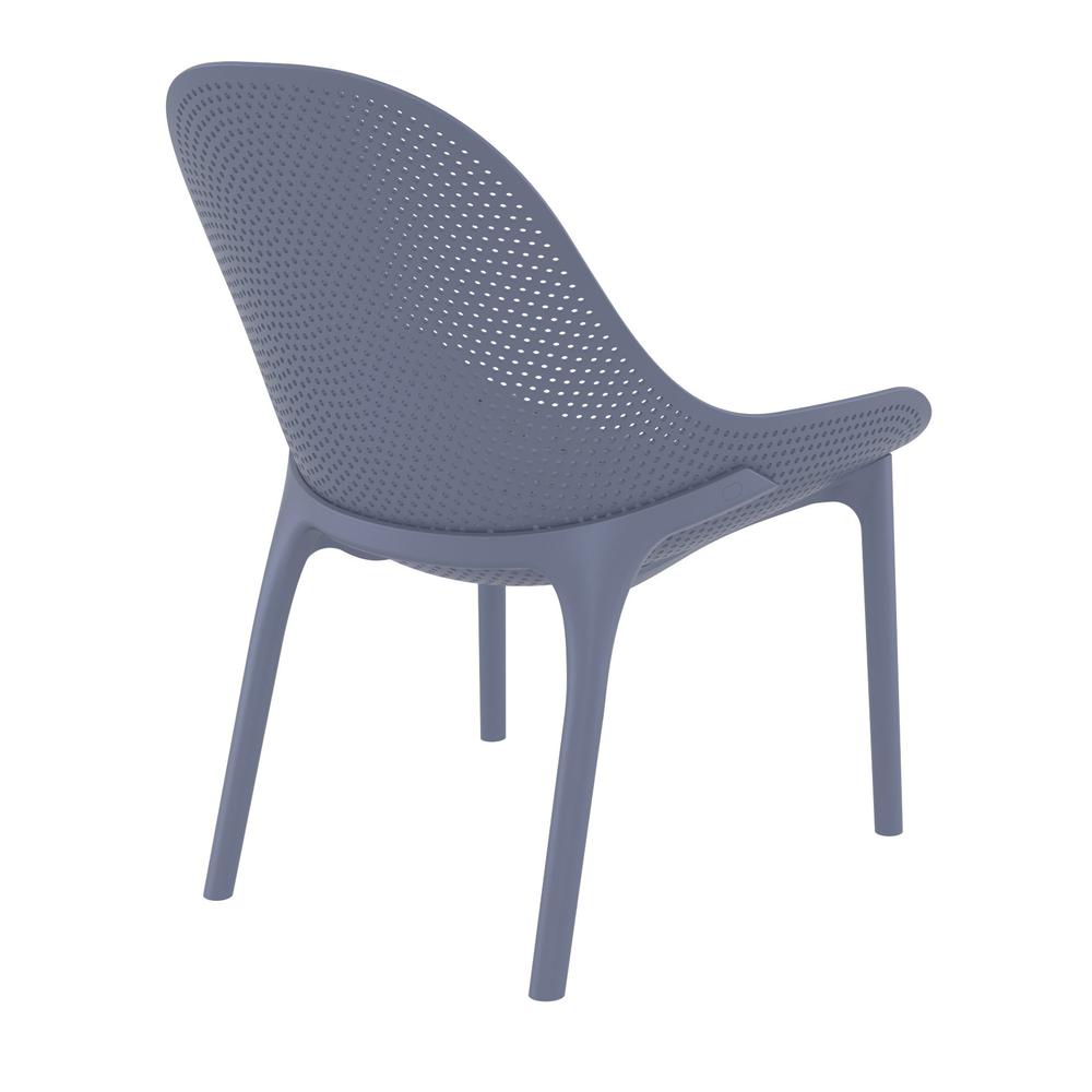 Sky Lounge Chair Dark Gray, set of 2