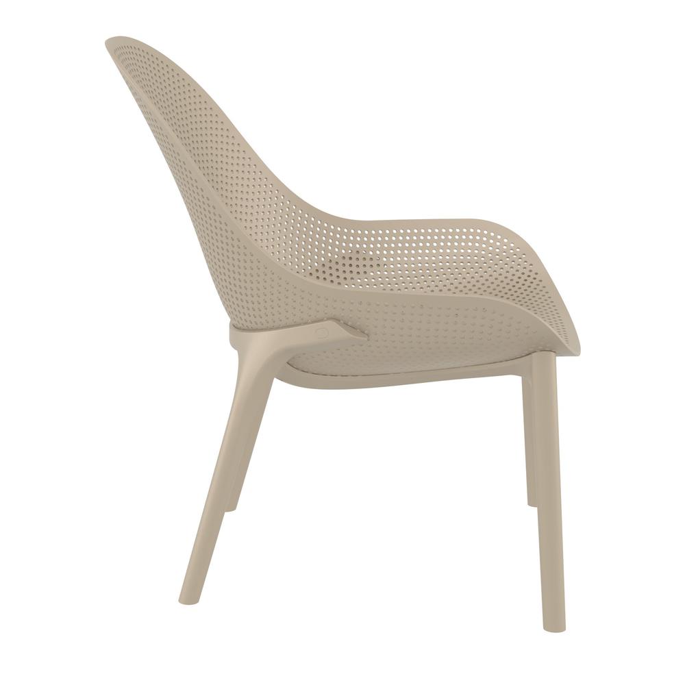 Sky Lounge Chair Taupe, set of 2