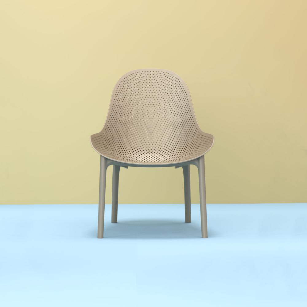 Sky Lounge Chair Taupe, set of 2