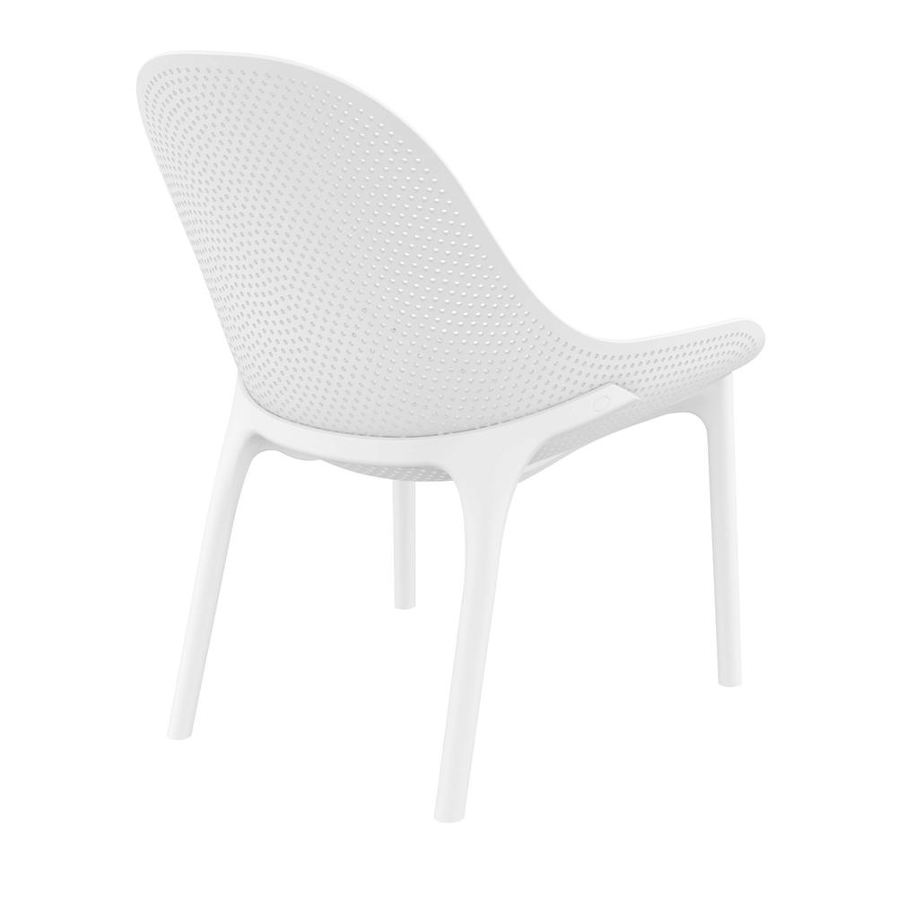 Sky Lounge Chair White, set of 2