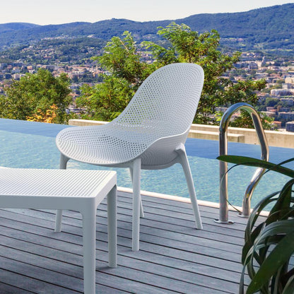 Sky Lounge Chair White, set of 2
