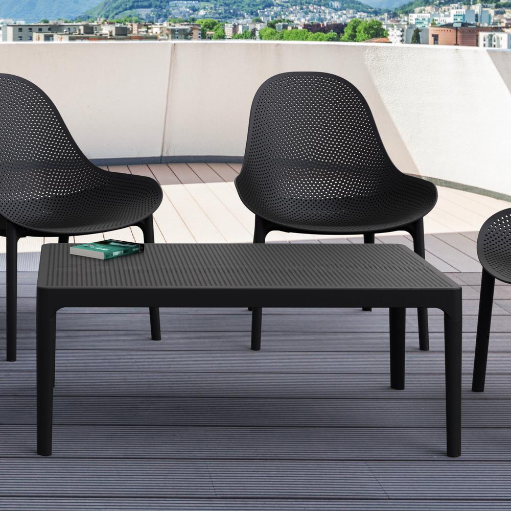 Sky Lounge Table 39 inch Black