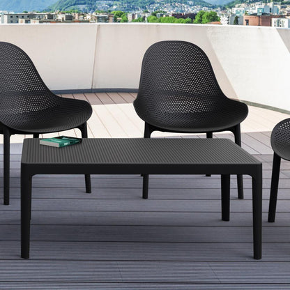 Sky Lounge Table 39 inch Black