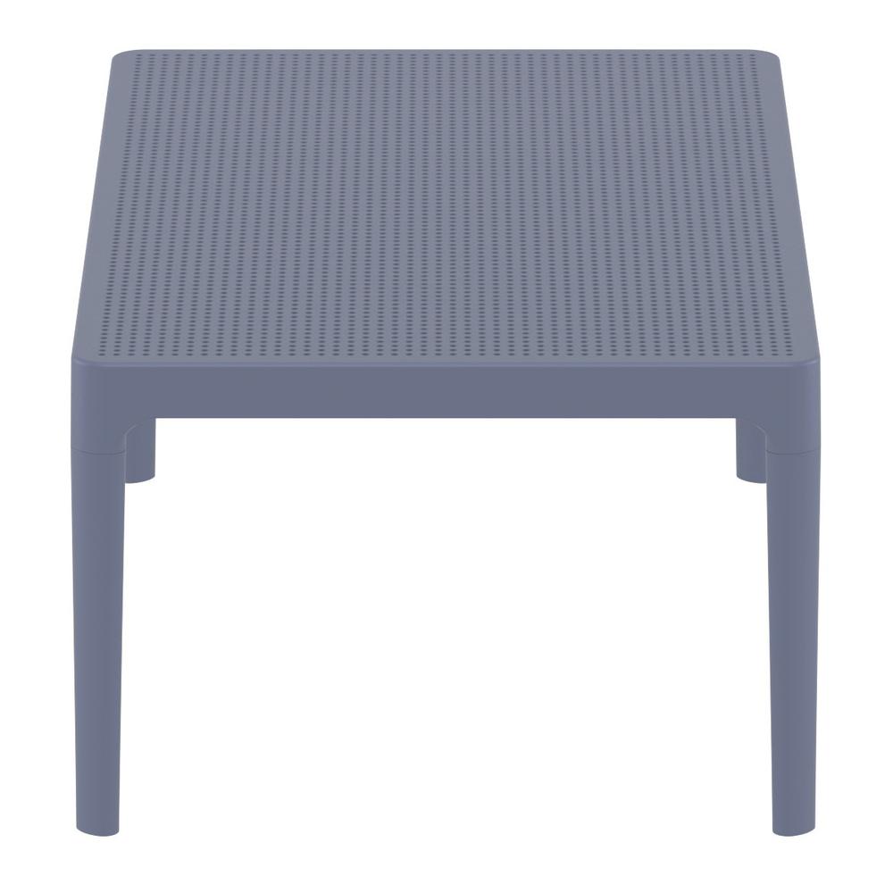 Sky Lounge Table 39 inch Dark Gray