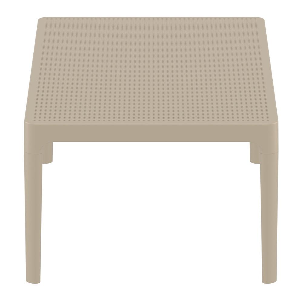 Sky Lounge Table 39 inch Taupe
