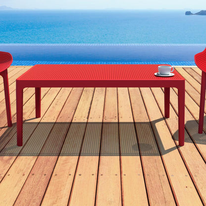 Sky Lounge Table 39 inch Red