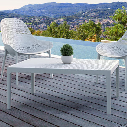 Sky Lounge Table 39 inch White