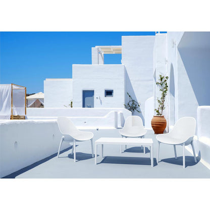 Sky Lounge Table 39 inch White