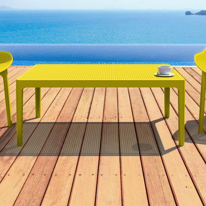 Sky Lounge Table 39 inch Yellow