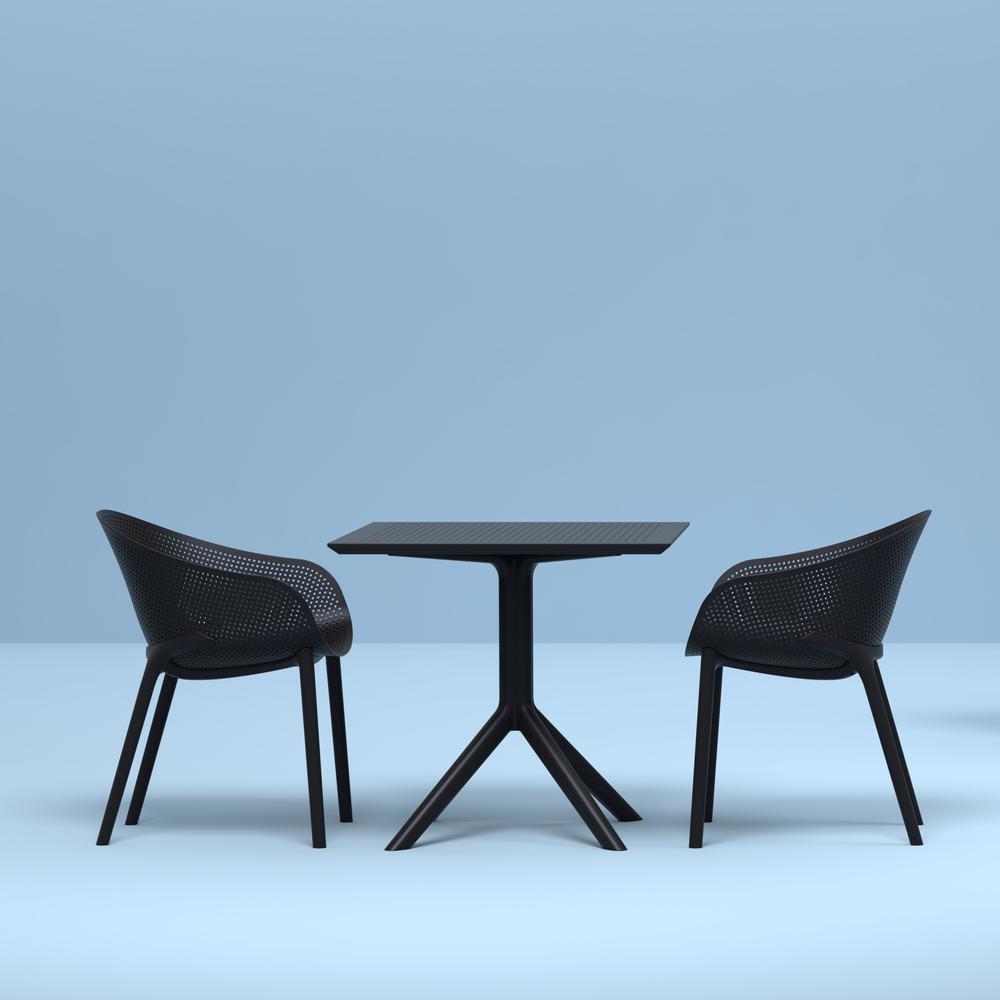 Sky Square Dining Table, Black, Belen Kox