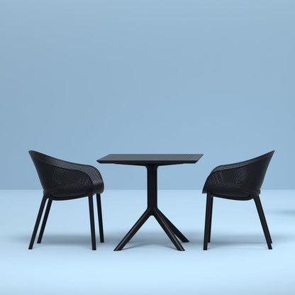Sky Square Dining Table, Black, Belen Kox
