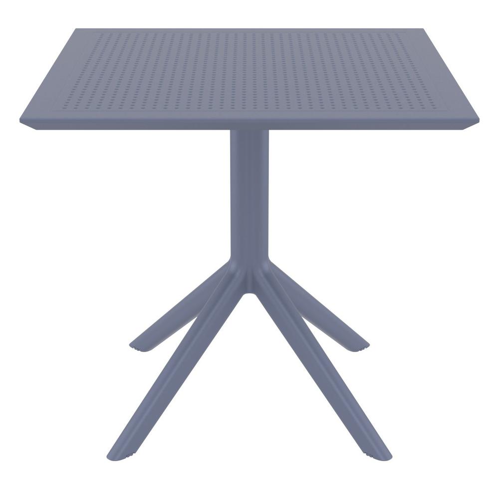 Sky Square Dining Table, Dark Gray, Belen Kox