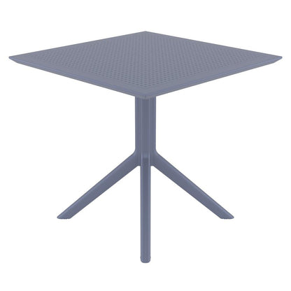 Sky Square Dining Table, Dark Gray, Belen Kox