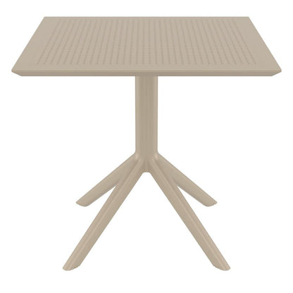 Sky Square Table 31 inch Taupe
