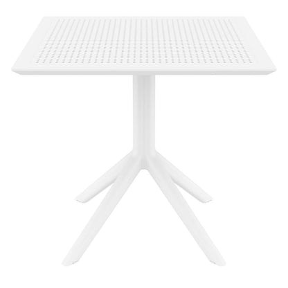 Sky Square Table 31 inch White