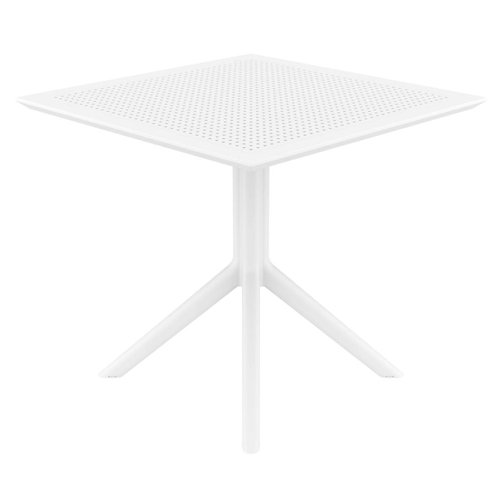 Sky Square Table 31 inch White