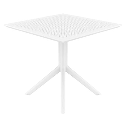 Sky Square Table 31 inch White
