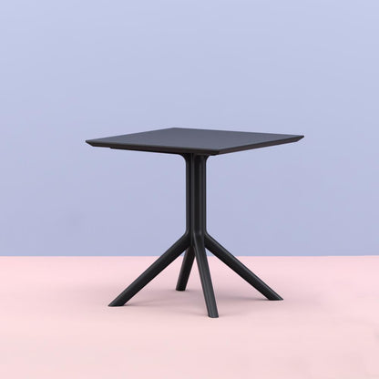 Sky Square Table 27 inch Black