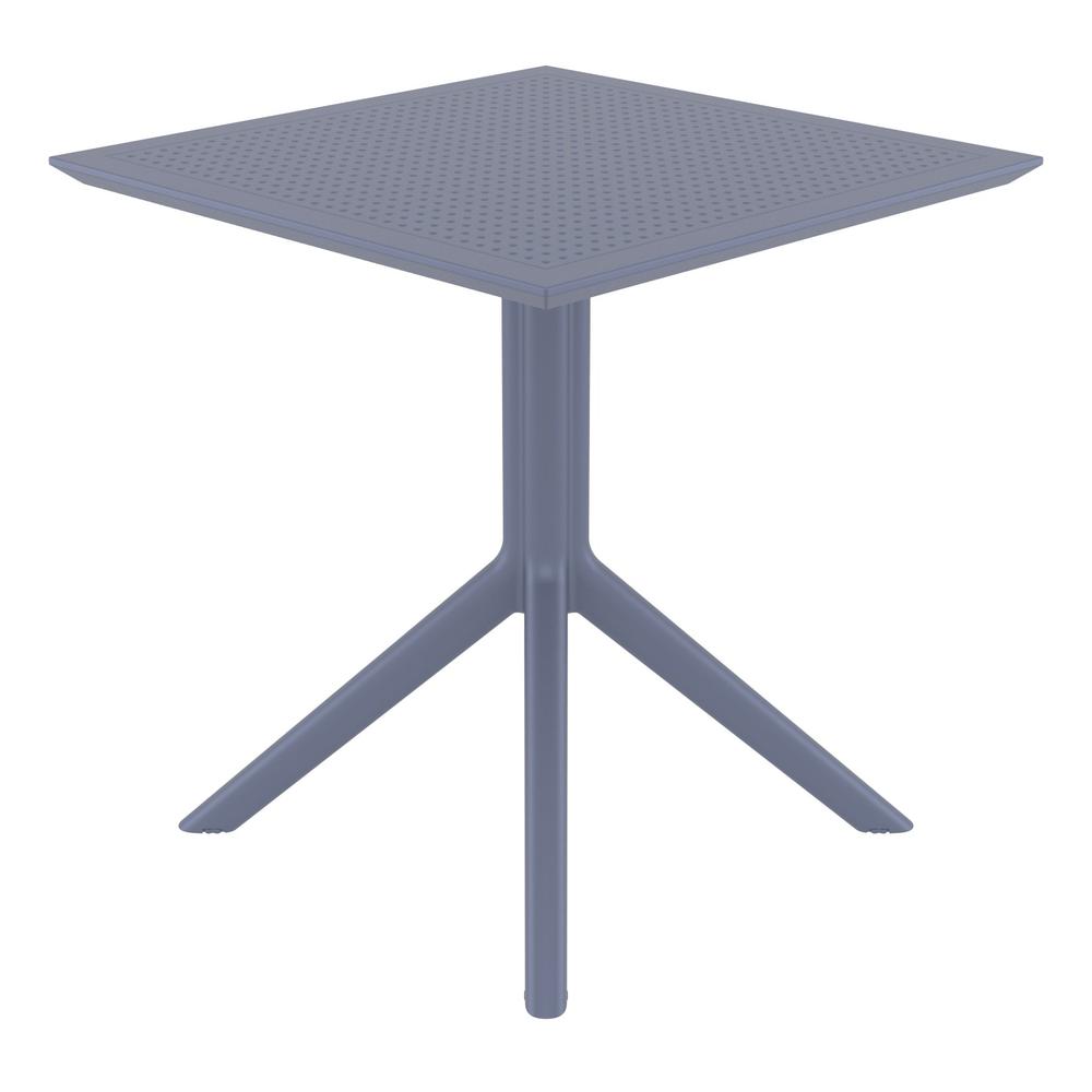 Sky Square Table 27 inch Dark Gray