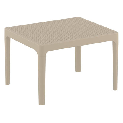 Sky Side Table 24 inch Taupe
