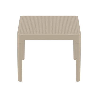 Sky Side Table 24 inch Taupe