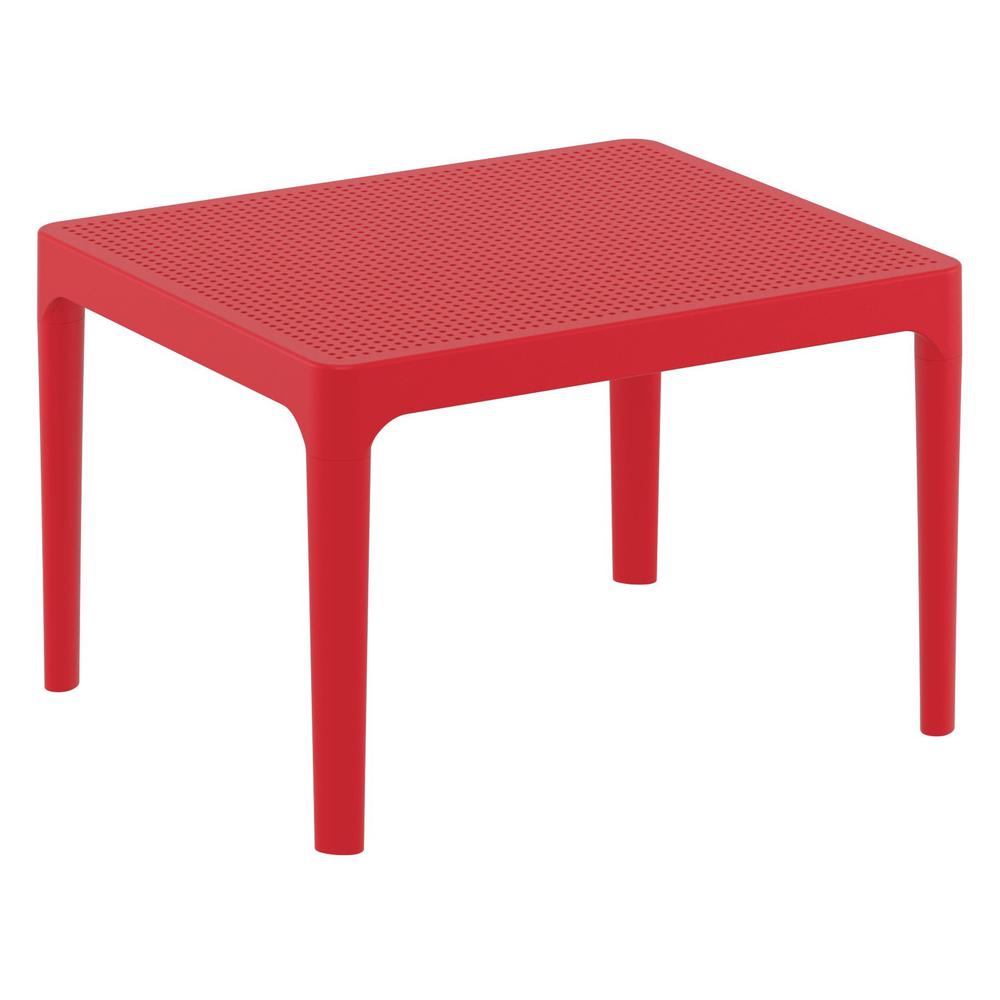 Sky Side Table 24 inch Red