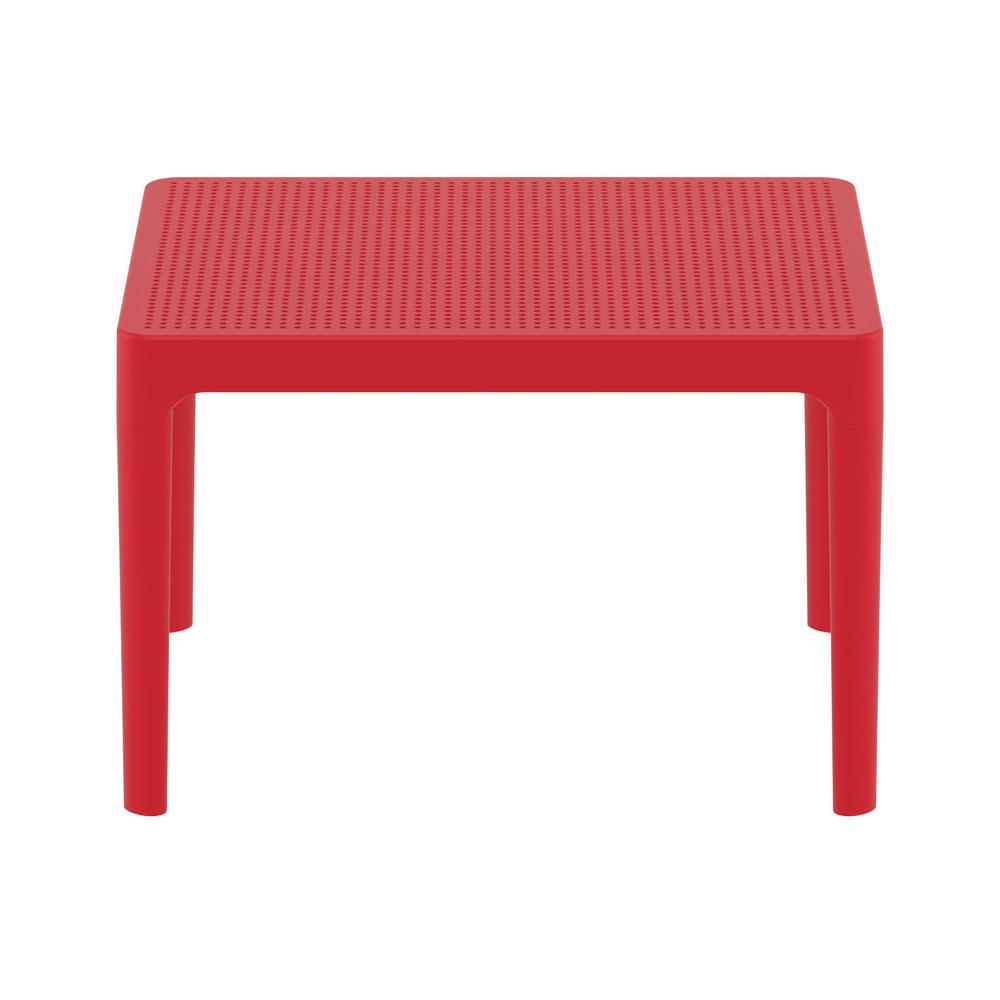 Sky Side Table 24 inch Red