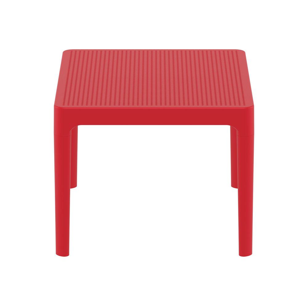 Sky Side Table 24 inch Red